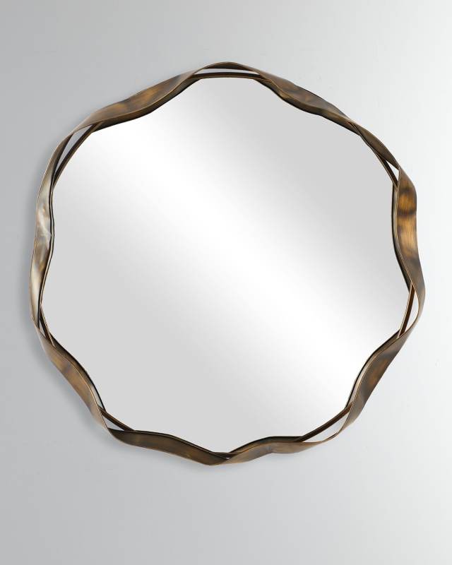 Catch the Wave Round Wall Mirror